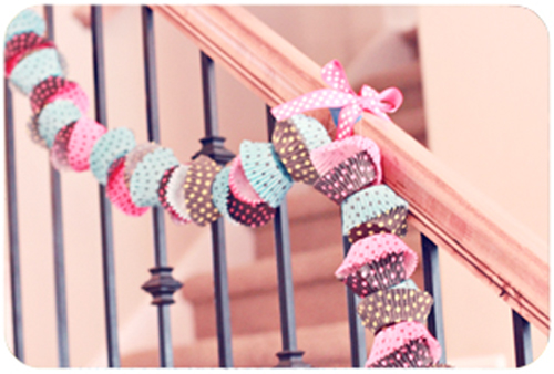 Cupcake Liner Garland