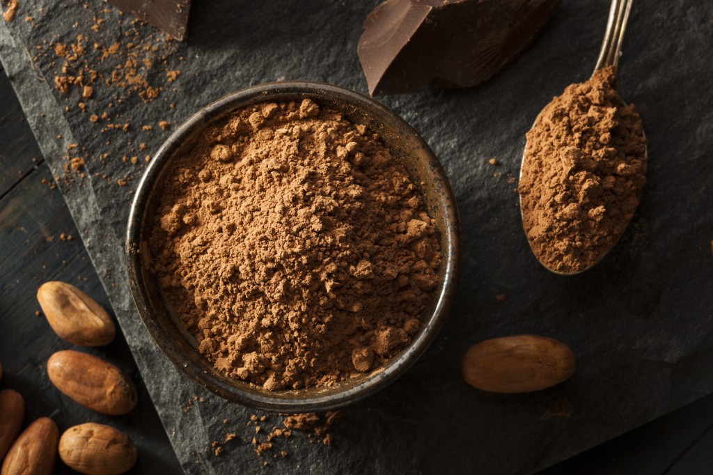 Different types of cocoa powders