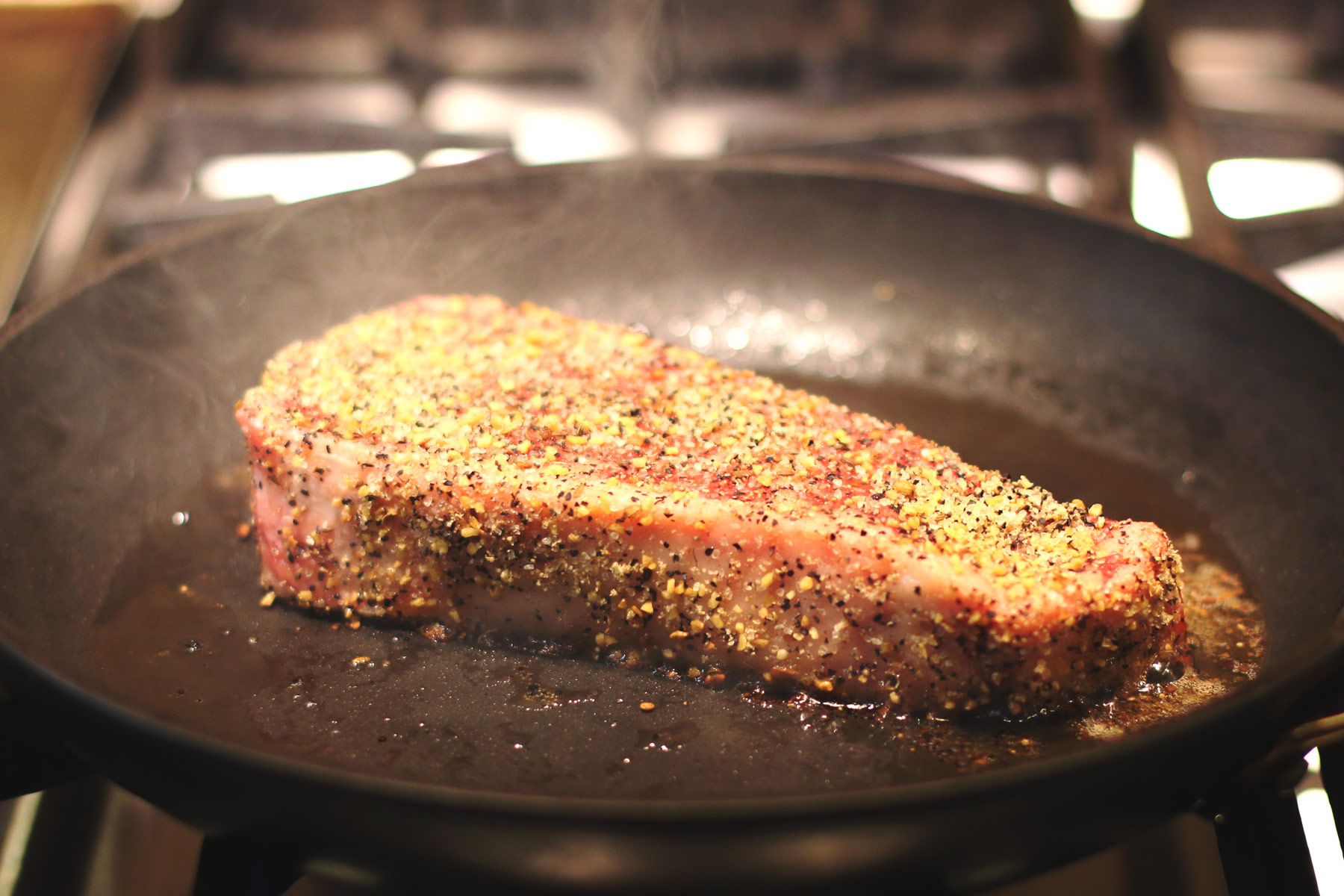 How to Pan Sear Steak - Flavor the Moments