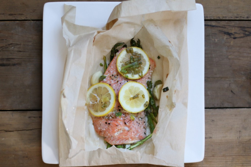 Salmon in Parchment Paper