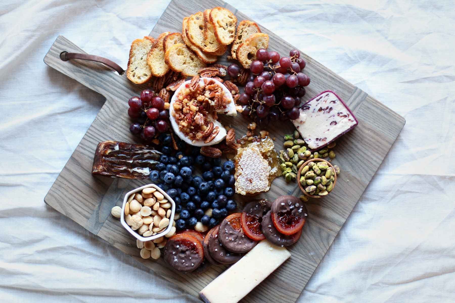 An easy and beautiful cheese plate