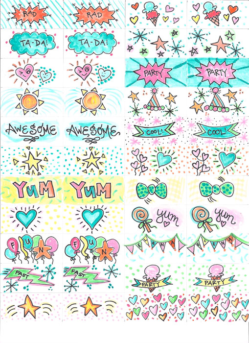 Printable Cupcake Toppers