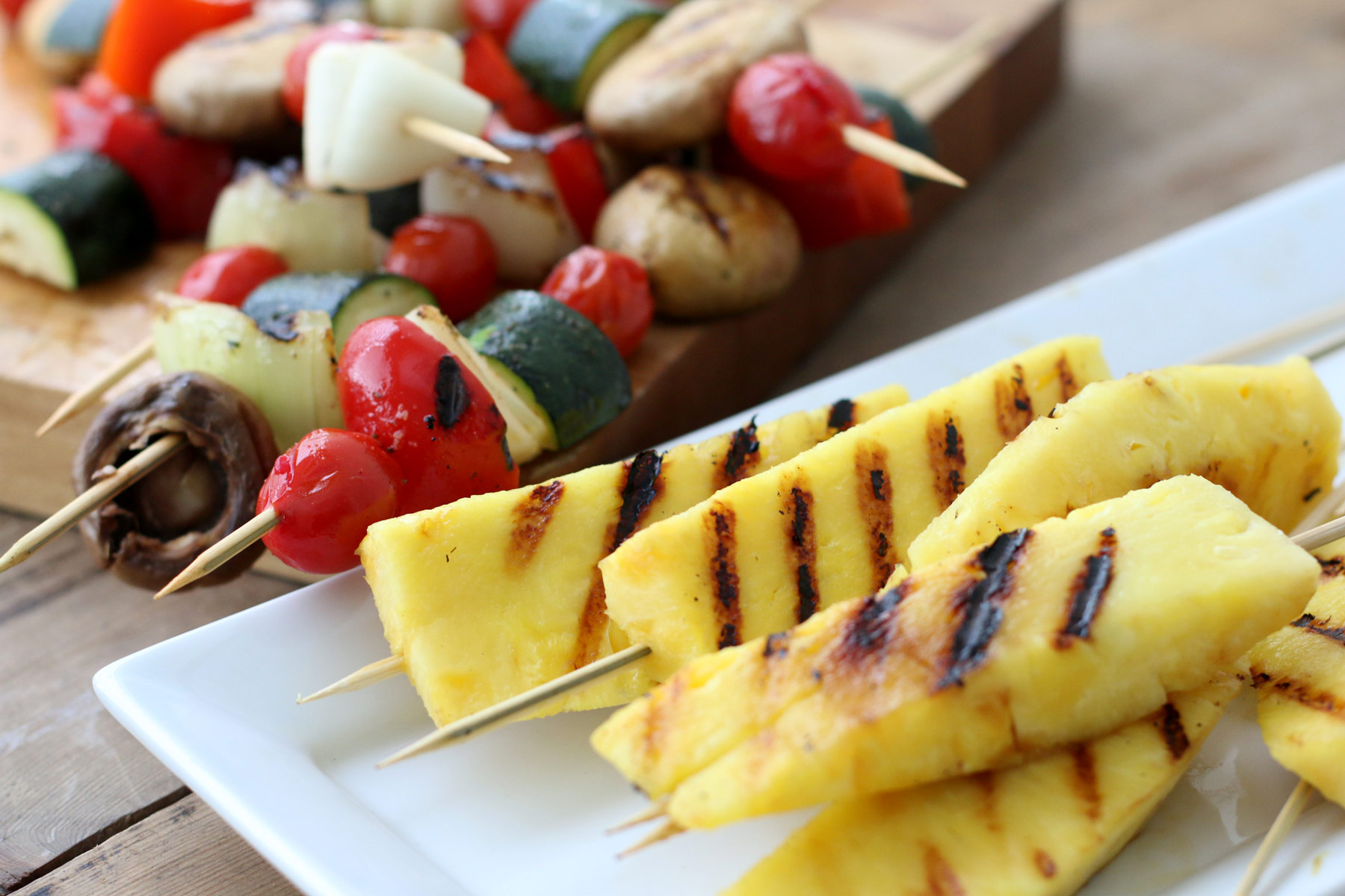 Grilled Vegetable Kebabs