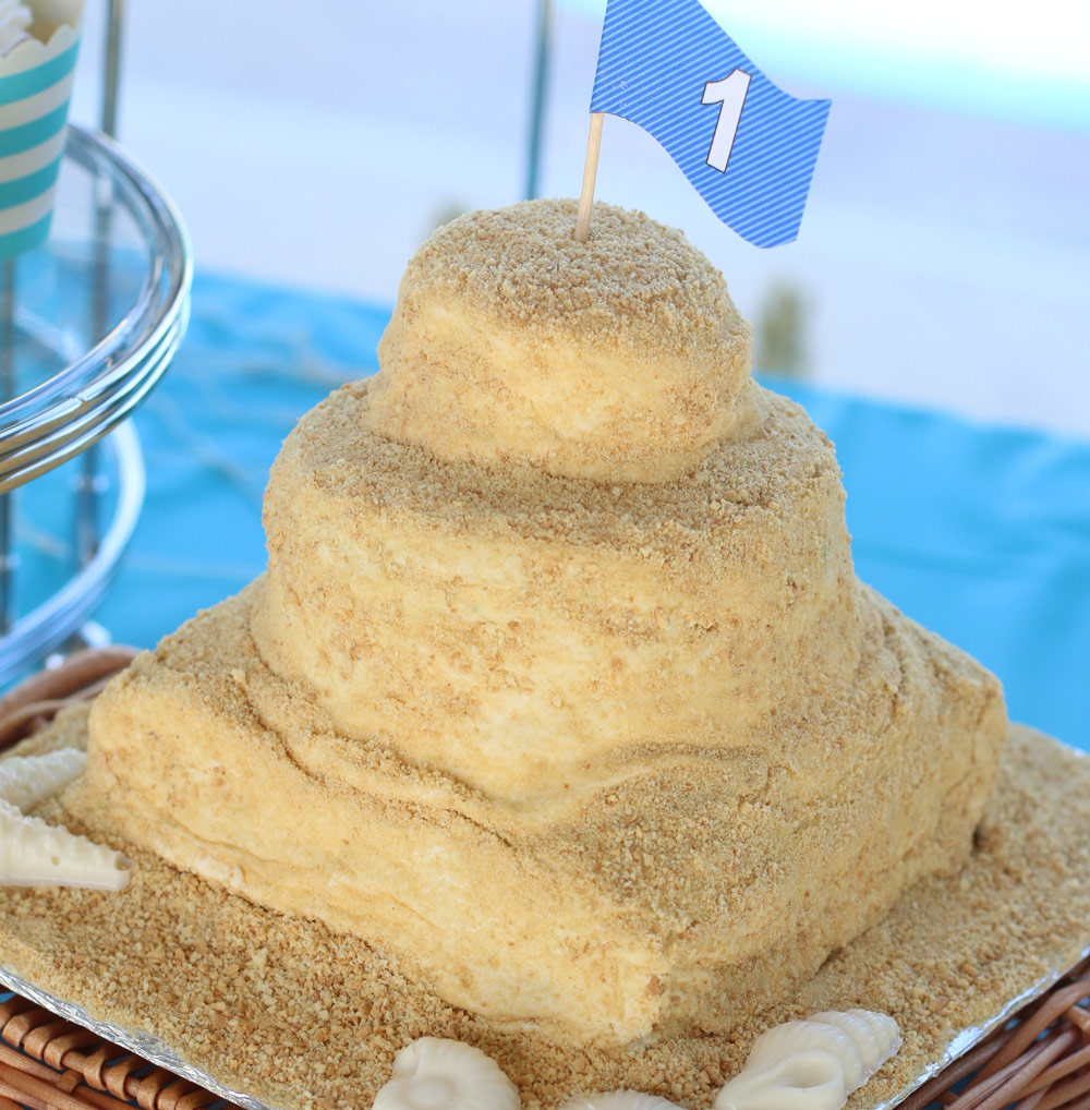 Sandcastle Cake