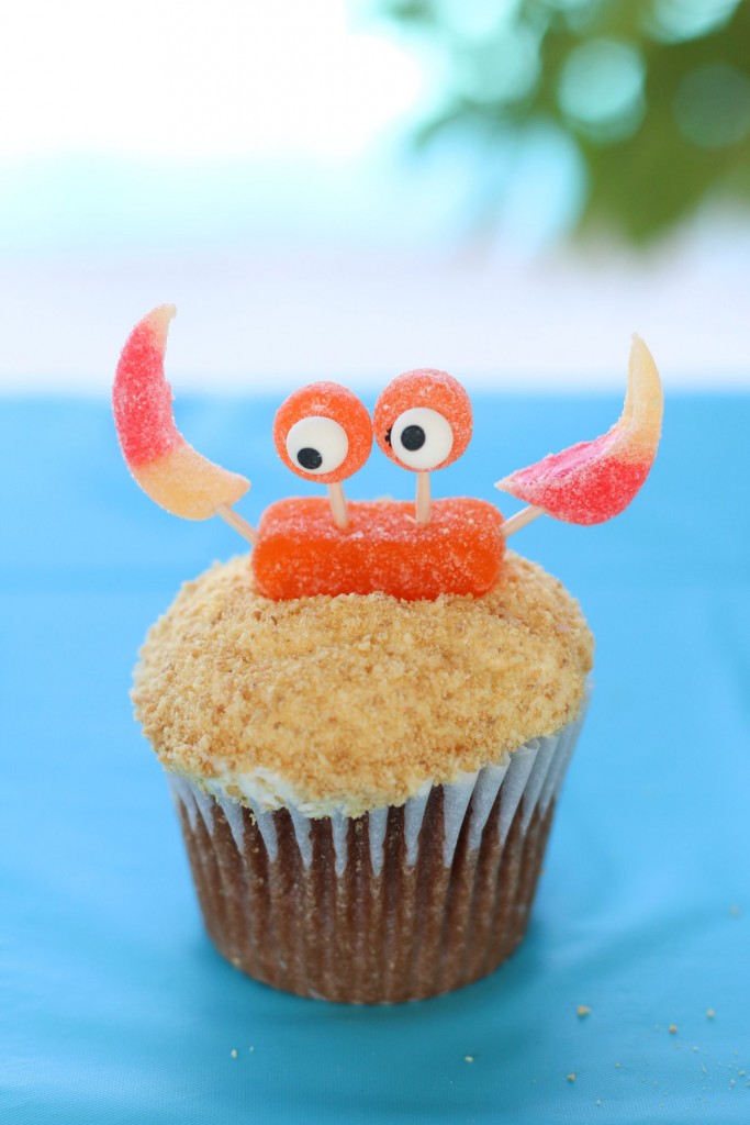 Crab Cupcake Toppers