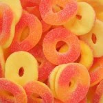 Gummy Peach Rings - 5 Lb.