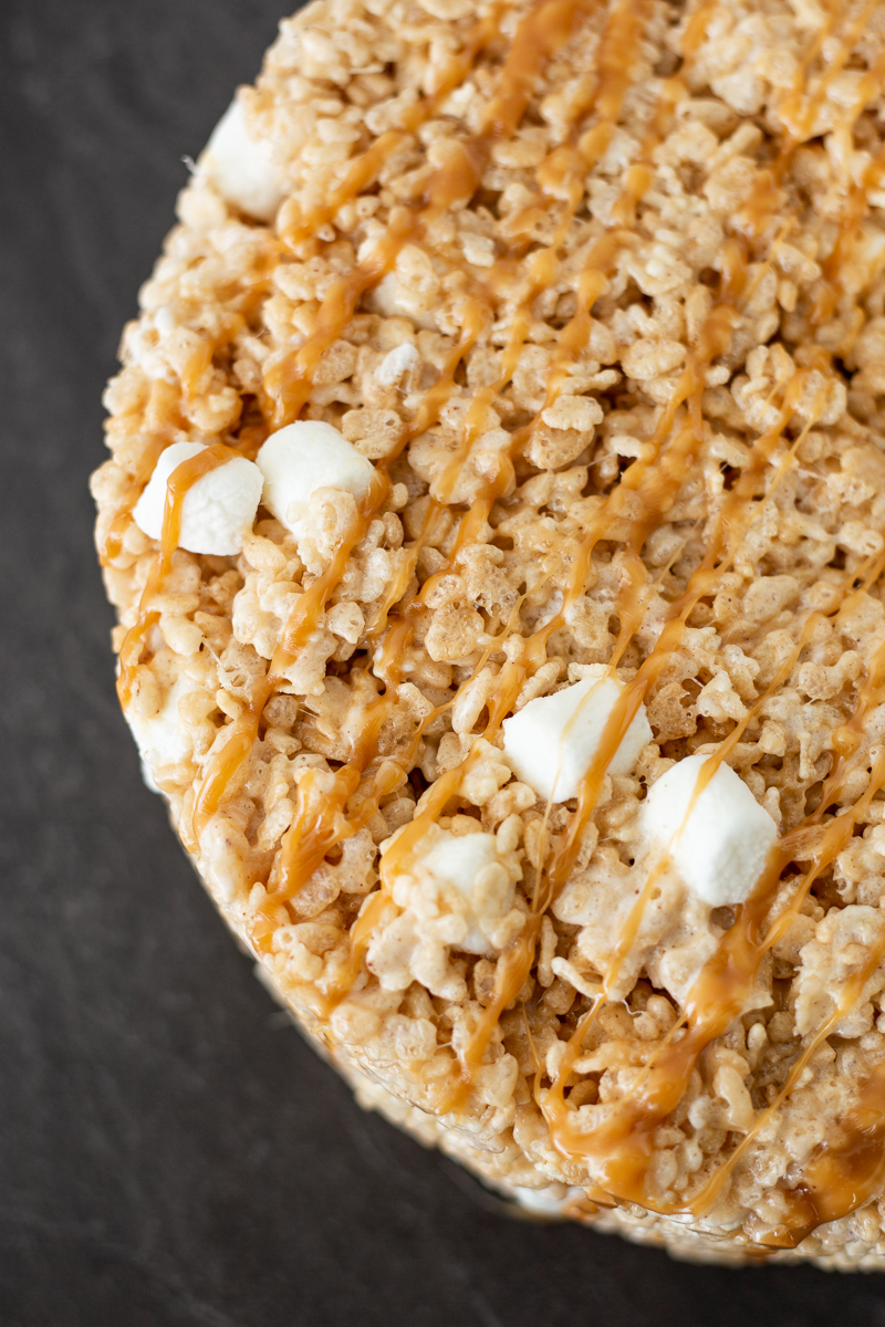 salted caramel rice krispies