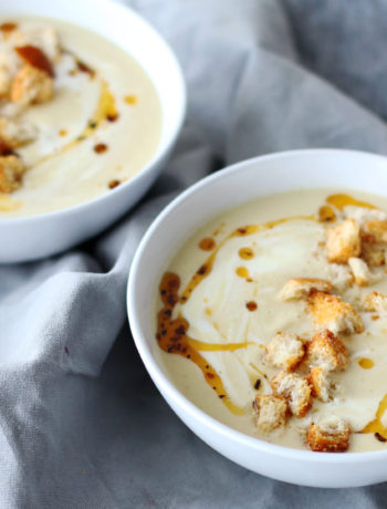 roasted cauliflower soup