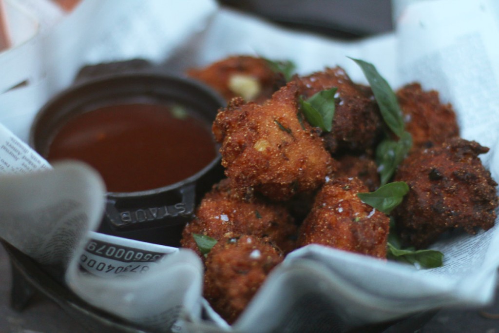 Basil Corn Fritters