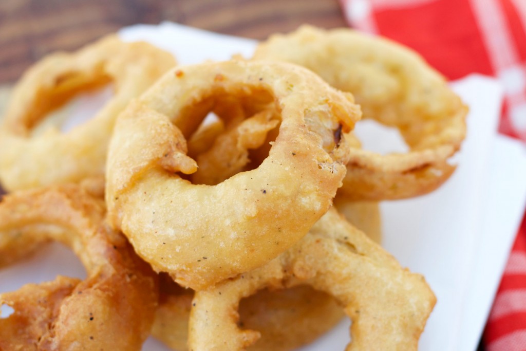 Beer-Battered Onion Rings