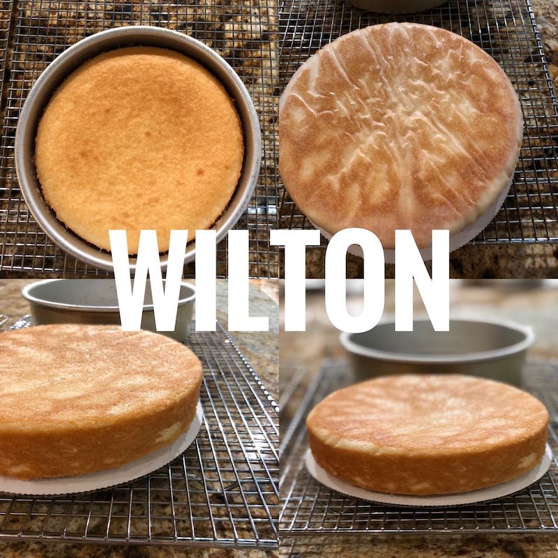 Cake baked in a Wilton cake pan for the Cake Pan Showdown. 