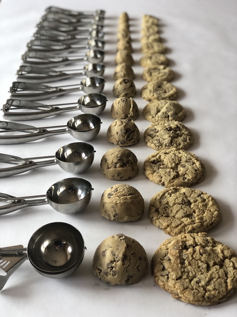  Cookie Scoop Set, Include 1 Tablespoon/ 2 Tablespoon