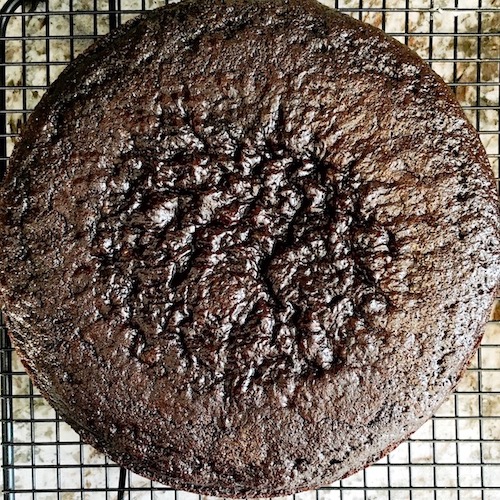 Beautifully baked Chocolate cake from Cake by Courtney. This recipe is formulated to prevent cake sinking. 