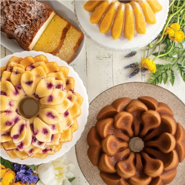 Nordic Ware Pro Cast Multi Mini Bundt Pan - Peaches 2 Peaches