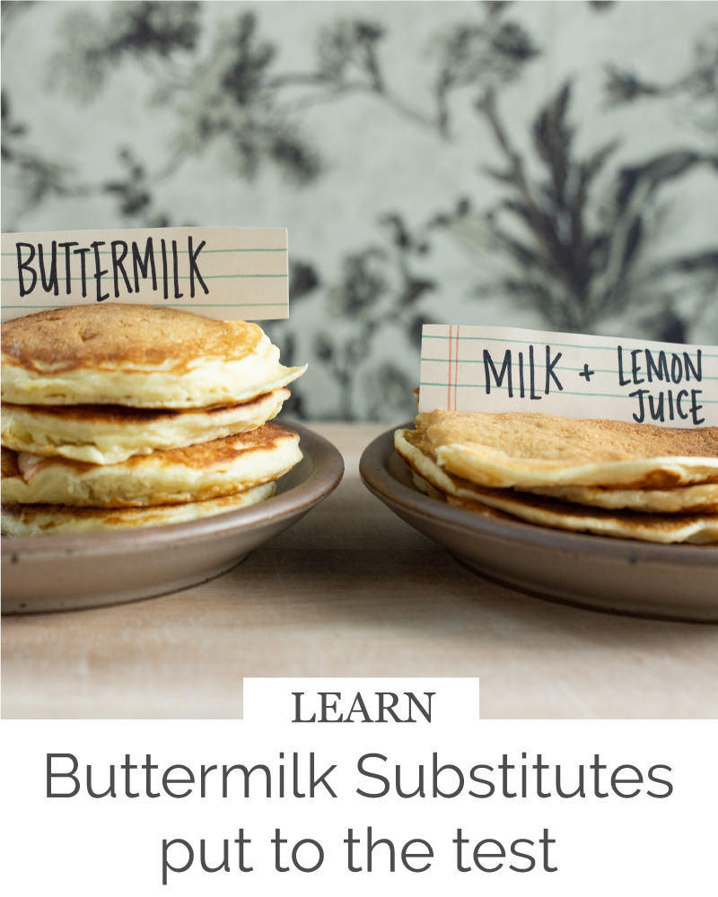 Buttermilk substitutes 