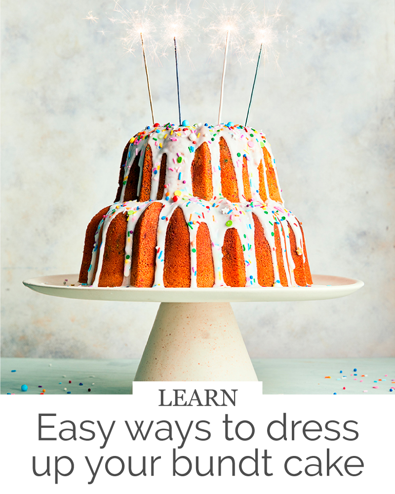 Dress up your bundt cake