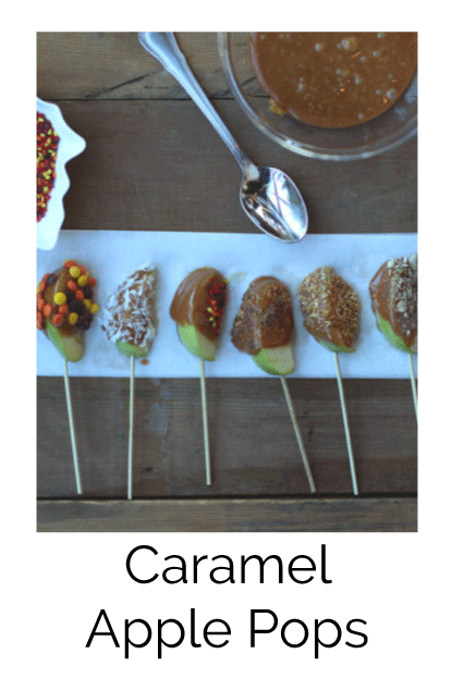 Caramel apple pops