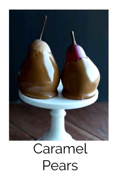 Caramel pears