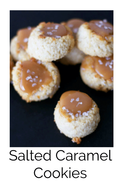 Salted caramel cookies