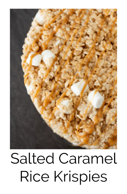 Salted caramel rice krispies recipe