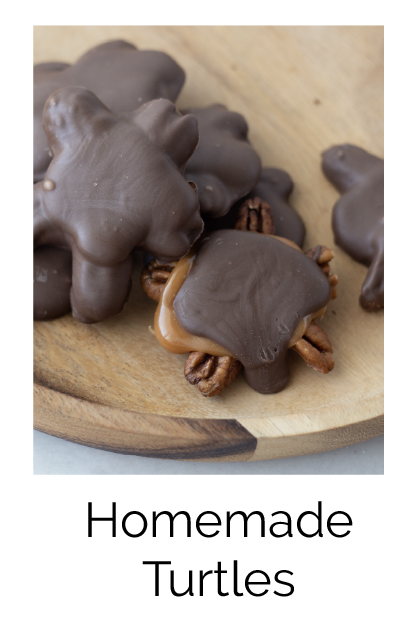 Caramel turtles