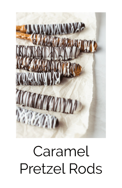 How to make caramel pretzel rods