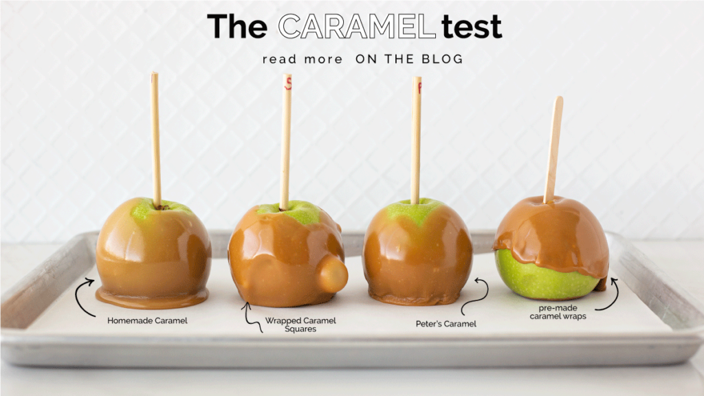 The caramel slide test