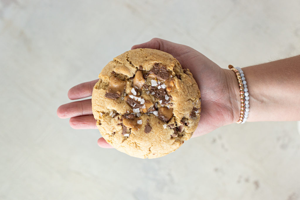 Close-up of Toffee Crunch Cookie