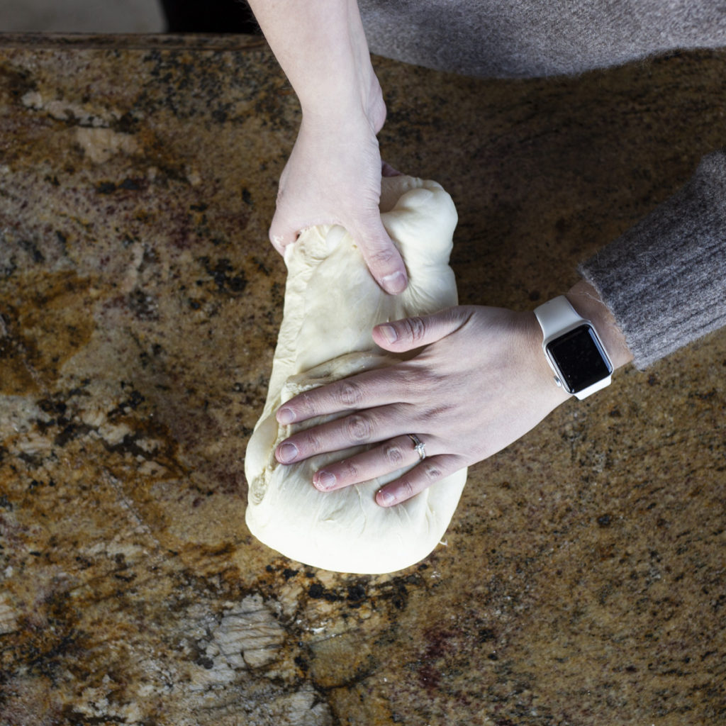 folding sourdough