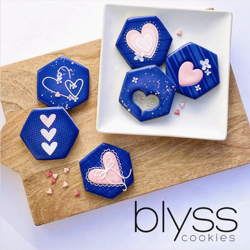 Blyss decorated sugar cookies