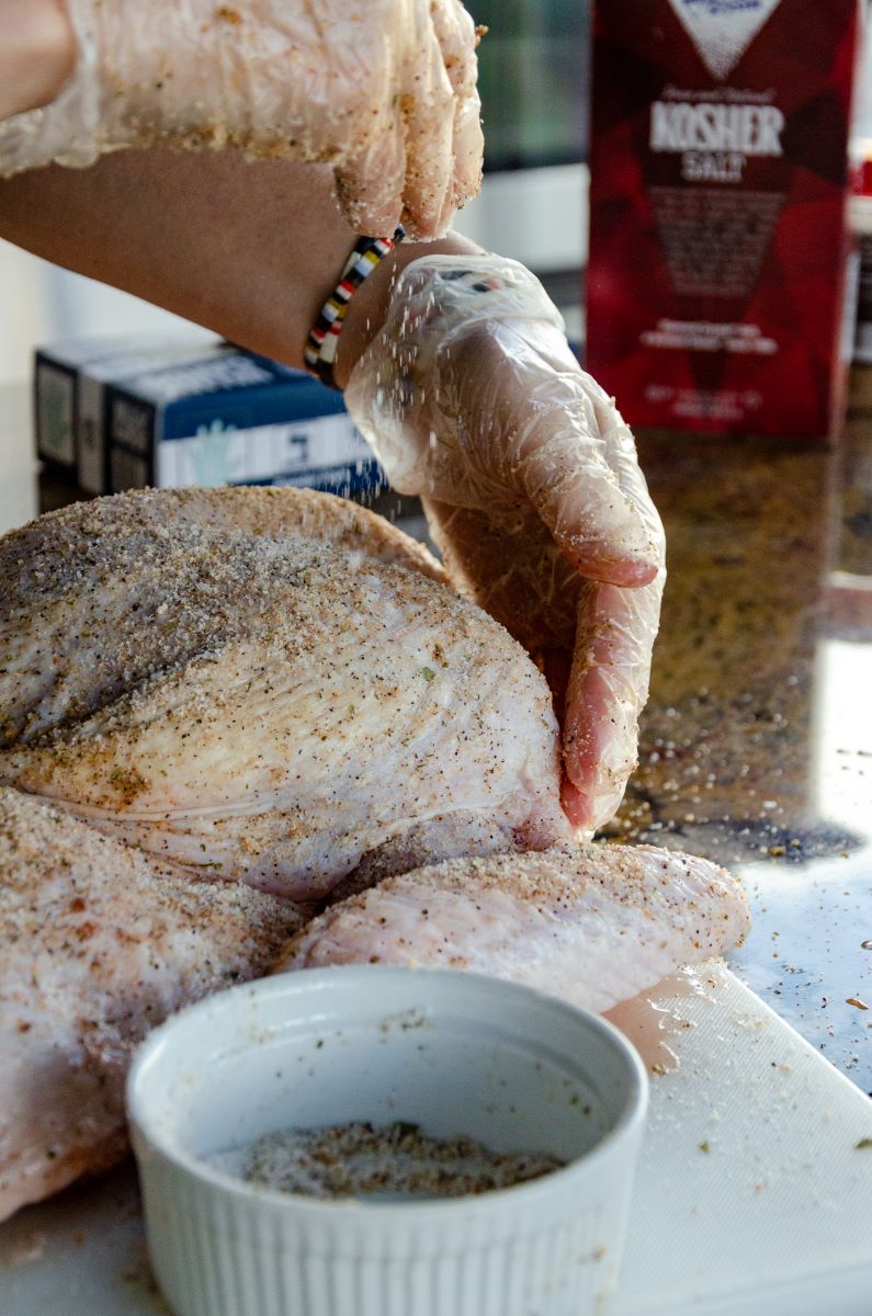 dry brining a turkey