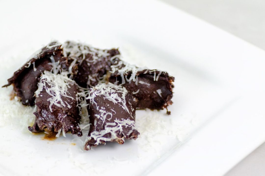 chocolate ravioli