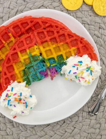 rainbow waffles