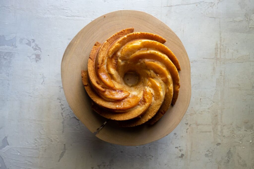 peach bundt