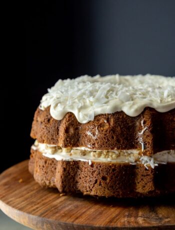 White Chocolate Coconut Bundt Cake