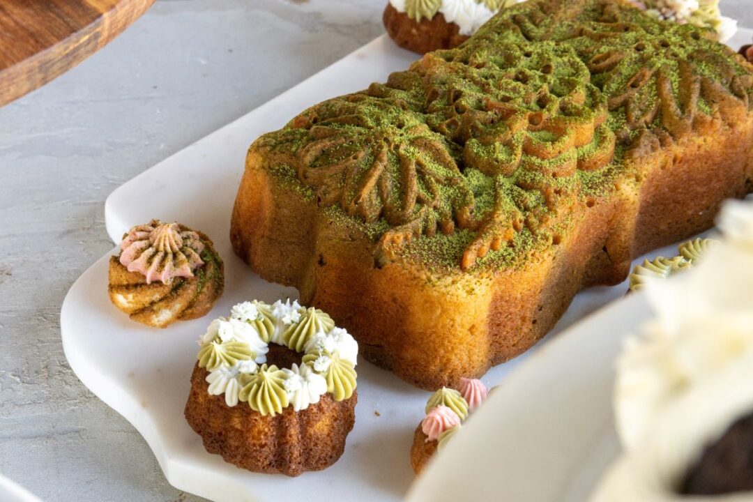 Matcha Swirl Bundt Cake