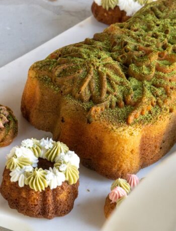 Matcha Swirl Bundt Cake