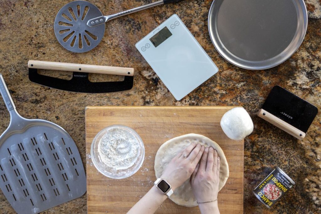 shaping the dough