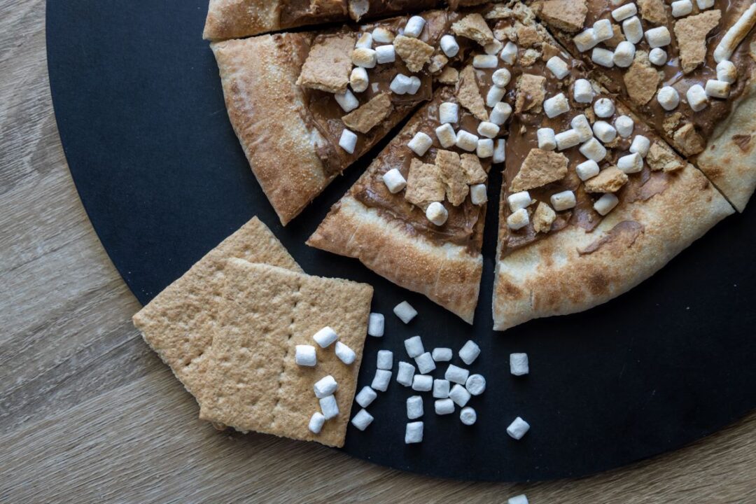 Golden Marshmallow Pizza