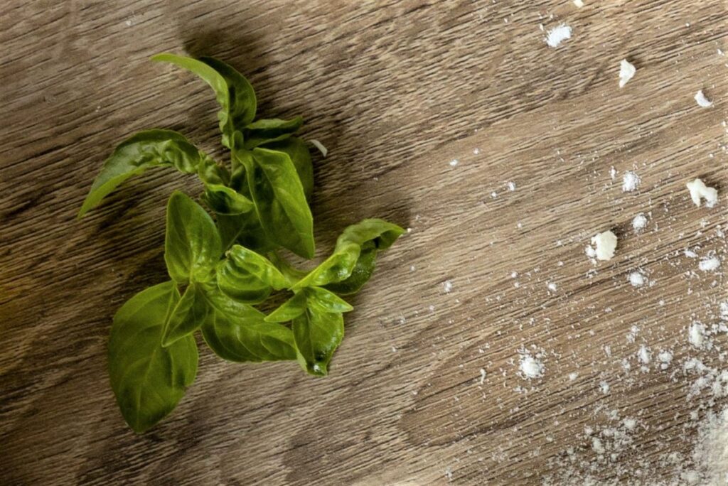 Neapolitan-Style Pizza herbs