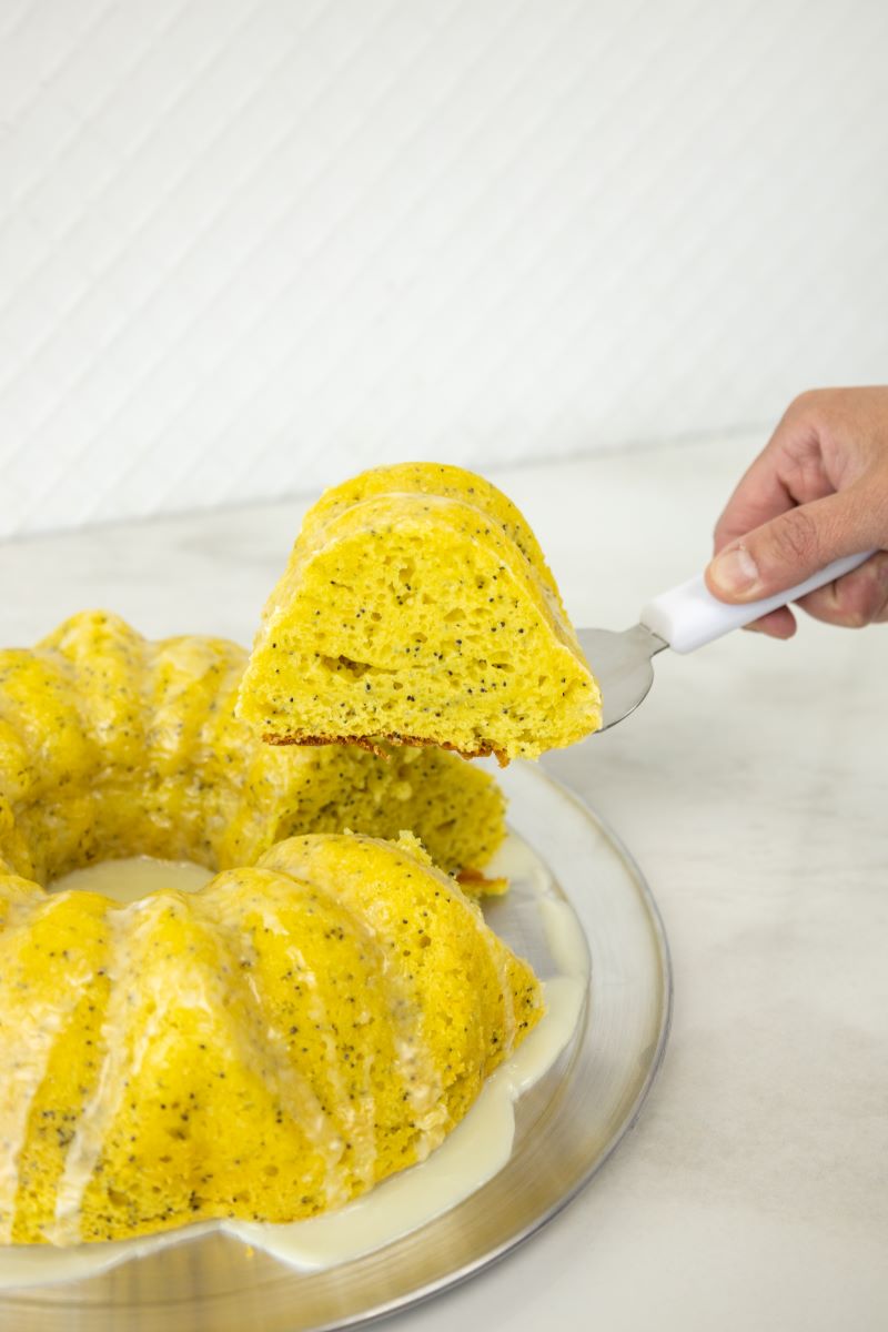 Dutch oven lemon poppy seed Bundt