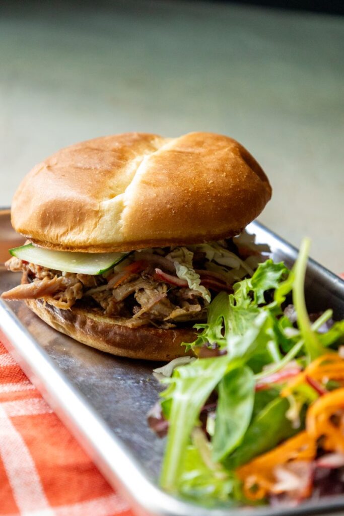 pulled pork sandwich