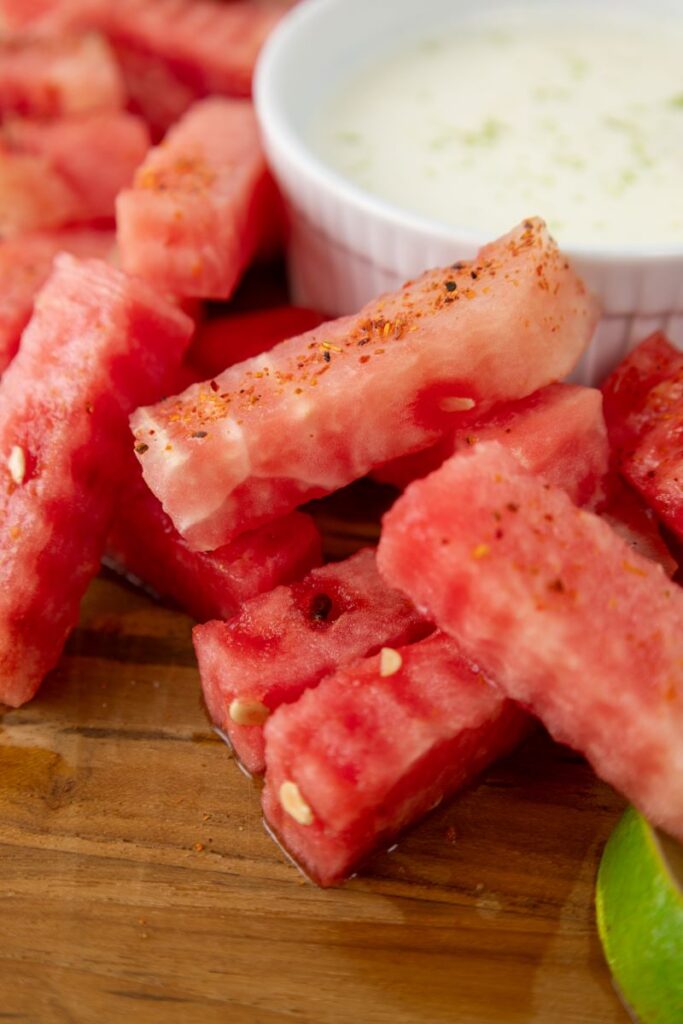 watermelon with Tajin