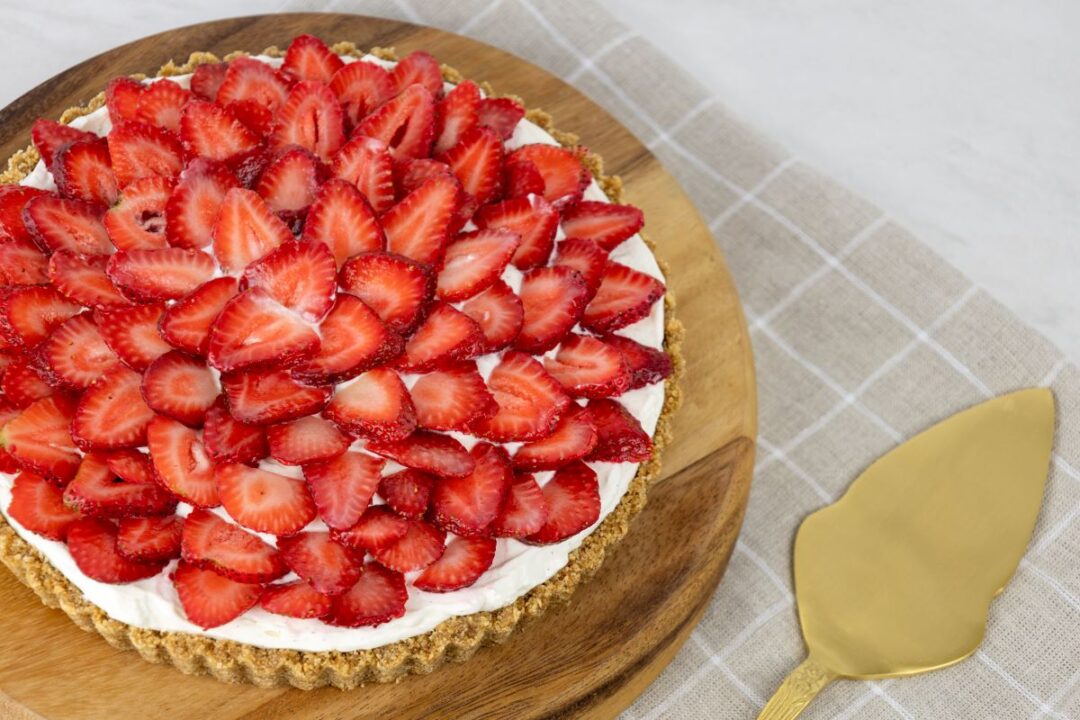 fresh strawberry tart