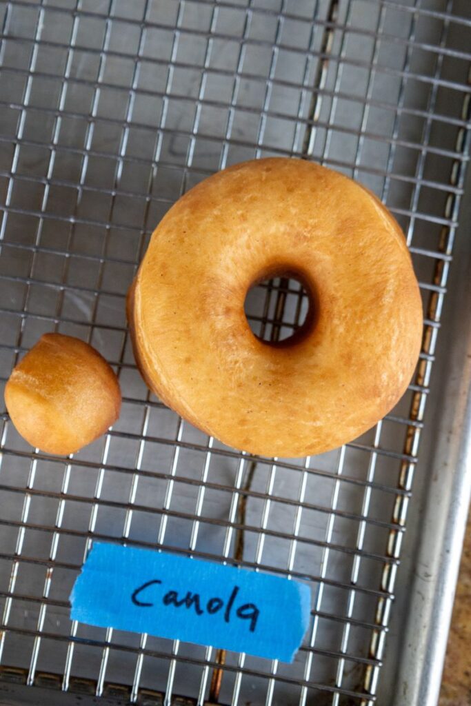 canola oil donut