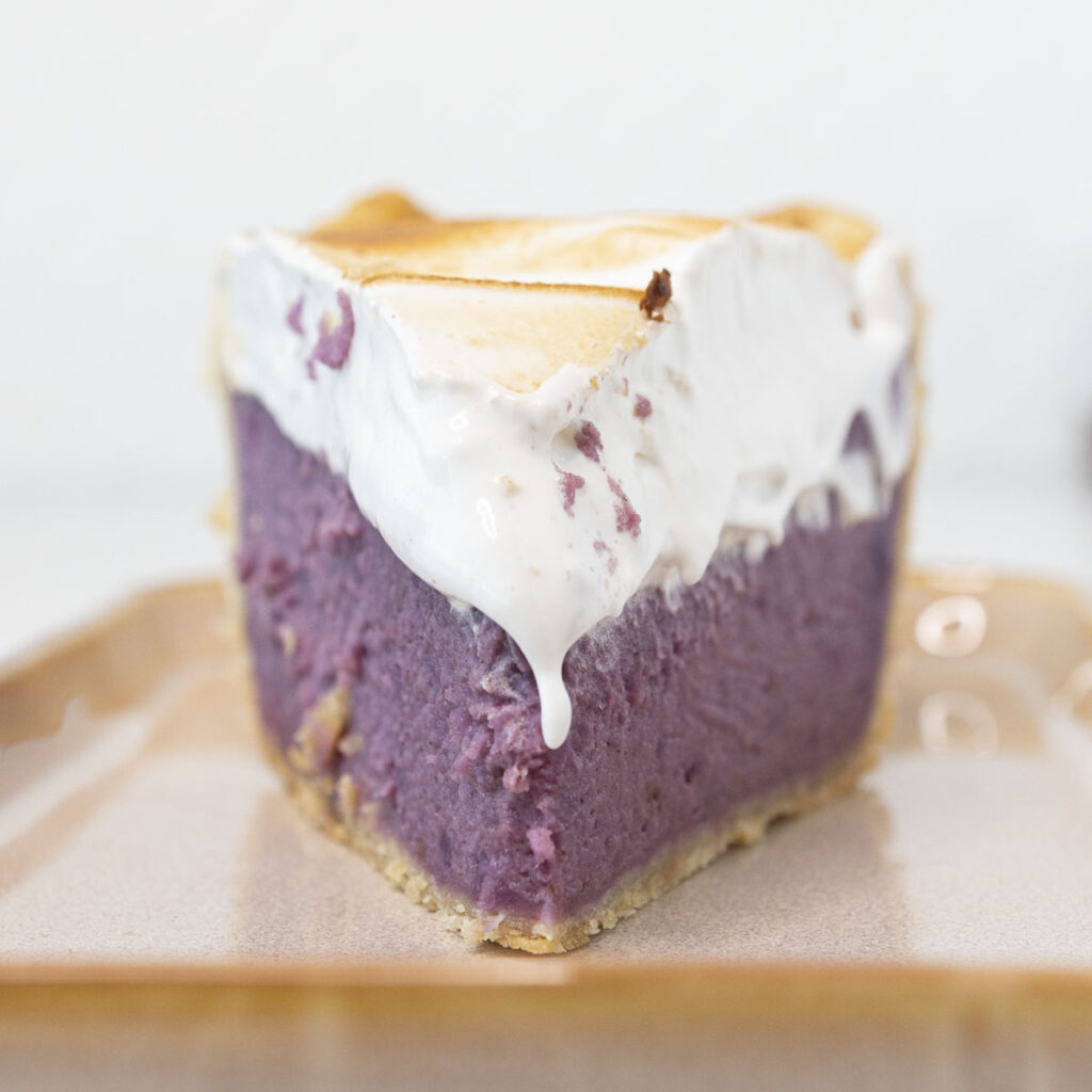 purple sweet potato pie