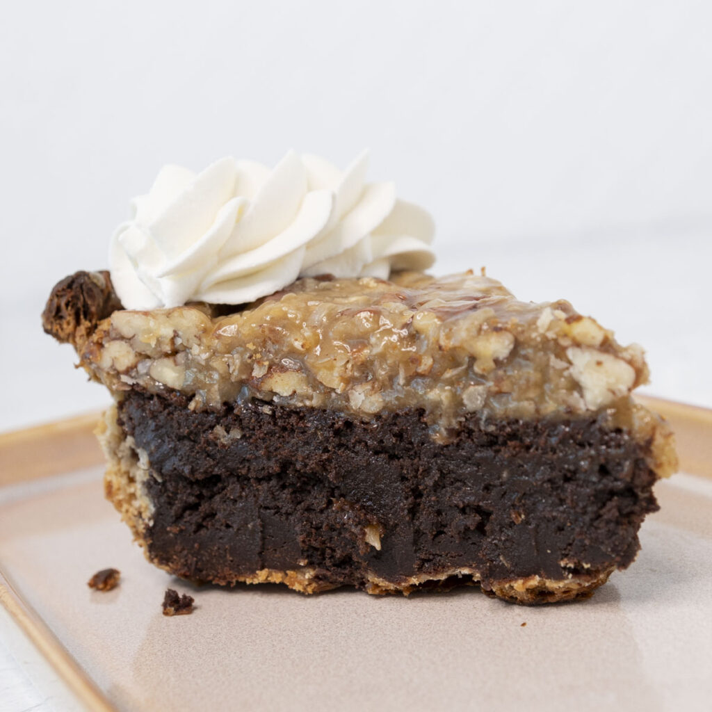 brownie pecan pie