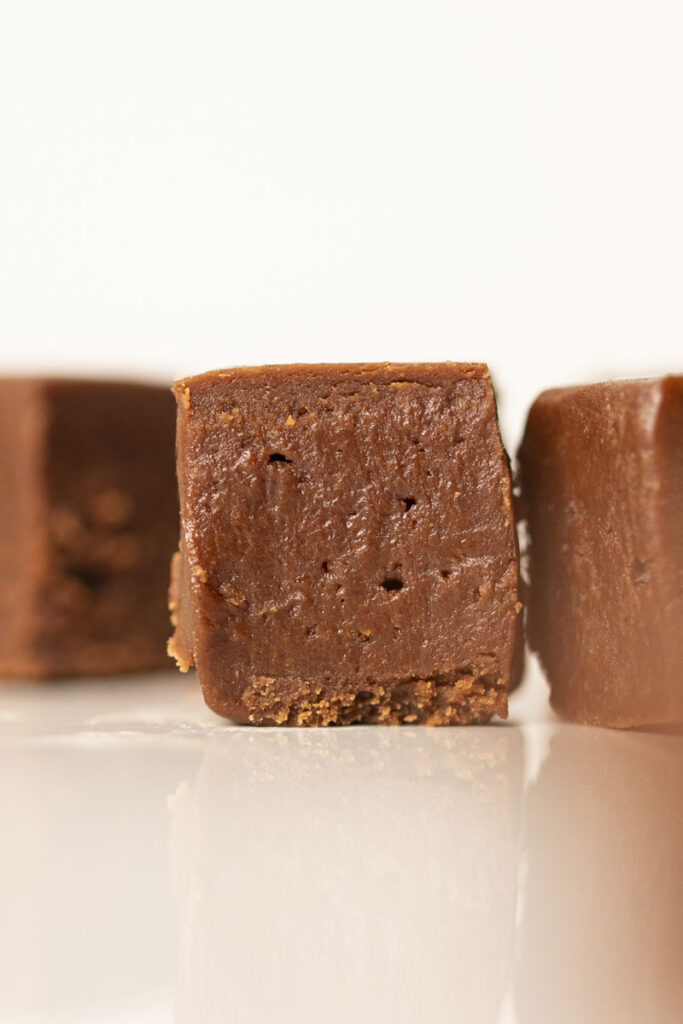 row chocolate fudge