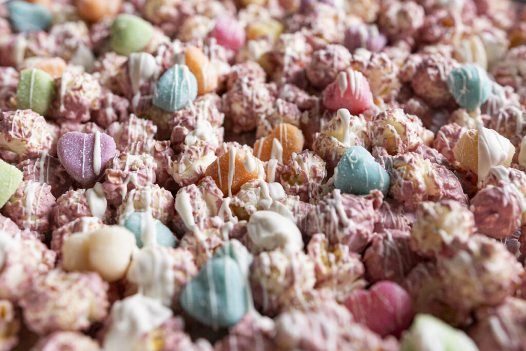 share the love chocolate covered popcorn