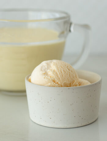 homemade vanilla ice cream